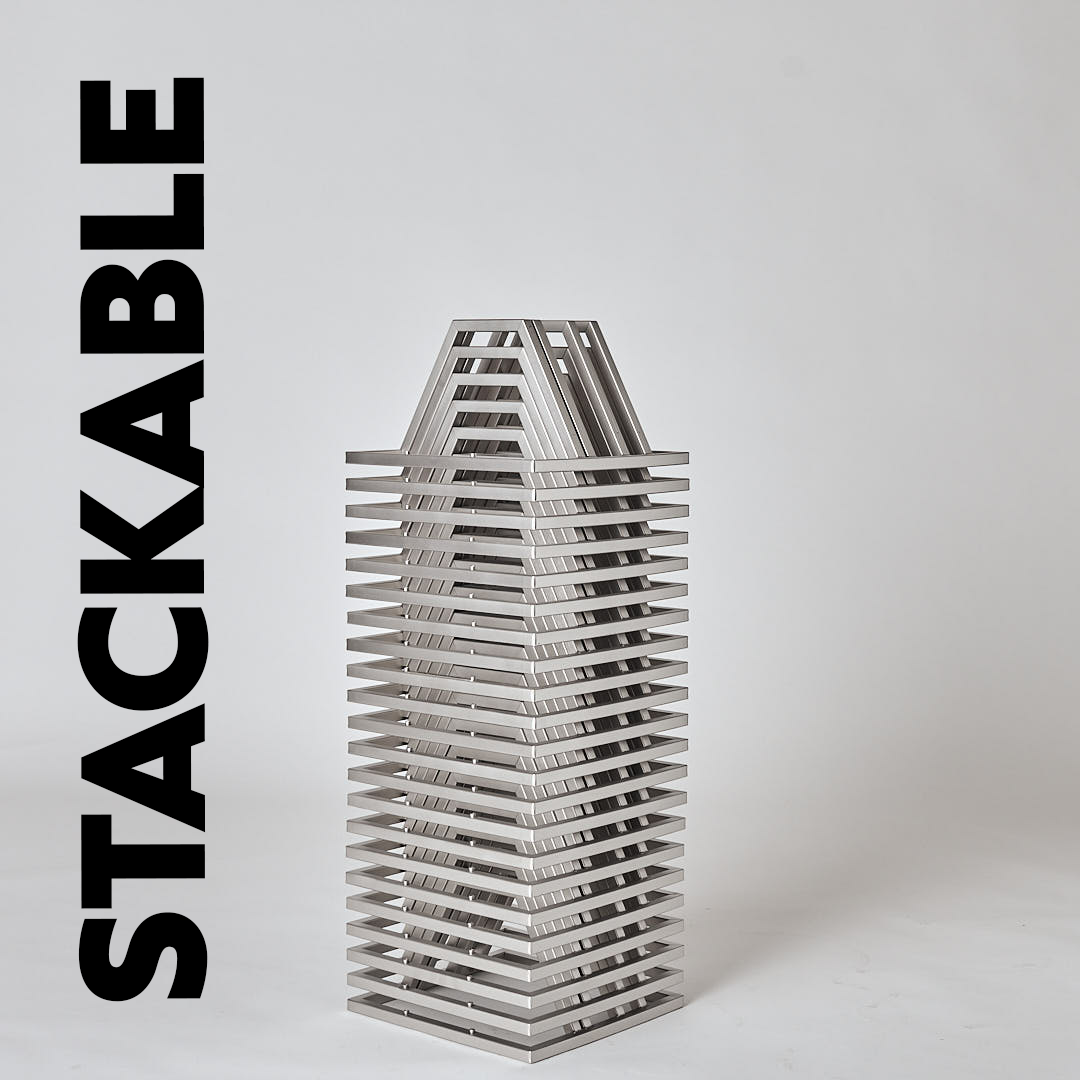 Poly Holder Triple Satin Finish